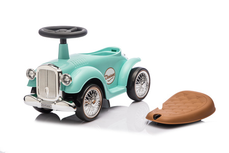 Jeździk RETRO z miękkimi kołami - MIĘTOWY