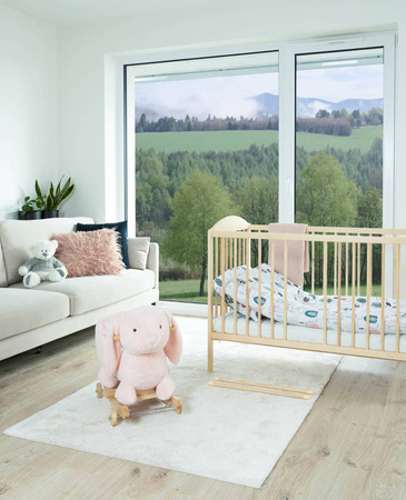 Łóżeczko drewniane PETIT FOX - BIAŁY