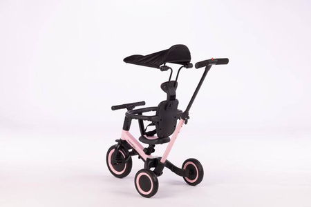 Rowerek trójkołowy/biegowy MIKE 6w1 PRO - SWEET PINK