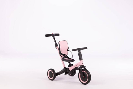 Rowerek trójkołowy/biegowy MIKE 6w1 PRO - SWEET PINK