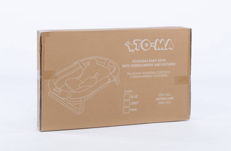 Składana wanna - BATH & CARE - SZARA