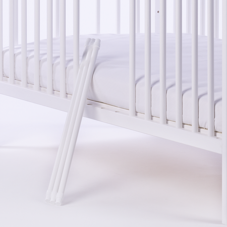 Łóżeczko drewniane LULAYA - BIAŁY