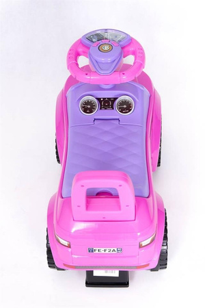 Jeździk dziecięcy samochodzik - RÓŻOWY