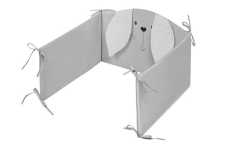 Pościel dziecięca - 5 elementowa TUPTUŚ - SZARY