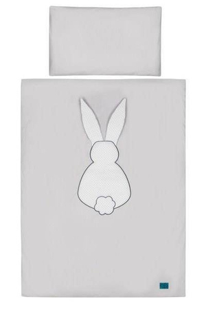 Pościel dziecięca - 5 elementowa TUPTUŚ - SZARY