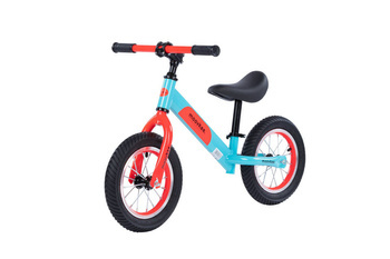 Rowerek biegowy MATTY -SKY BLUE & FRESH ORANGE