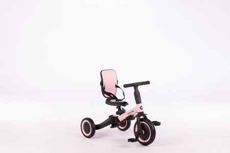 Rowerek trójkołowy/biegowy MIKE 6w1 PRO - SWEET PINK