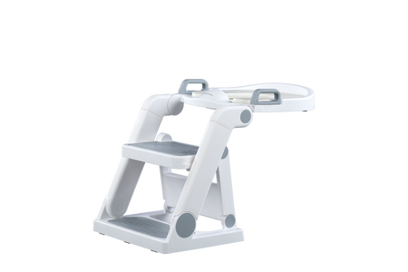 Nakładka na sedes z drabinką - Baby Ladder Potty - moonlight GREY