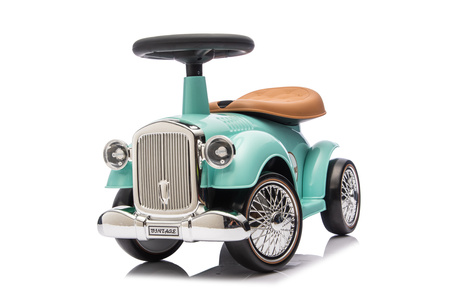 Jeździk RETRO z miękkimi kołami - MIĘTOWY