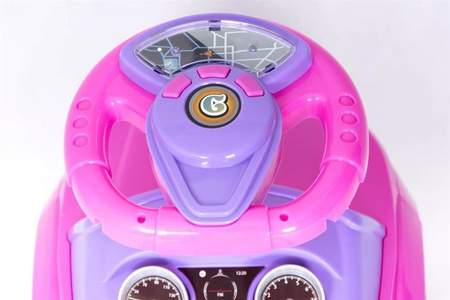 Jeździk dziecięcy samochodzik - RÓŻOWY