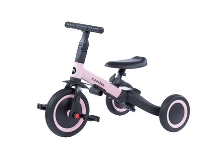 Rowerek trójkołowy/biegowy MIKE 6w1 - SWEET PINK
