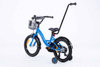 Rower dziecięcy TOMABIKE BMX 16 cali PLATINIUM z prowadnikiem - NIEBIESKI