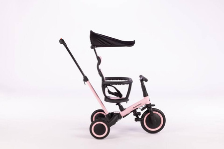 Rowerek trójkołowy/biegowy MIKE 6w1 PRO - SWEET PINK