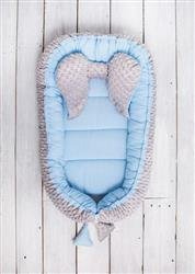 Kokon niemowlęcy SWEET BABY - NIEBIESKI