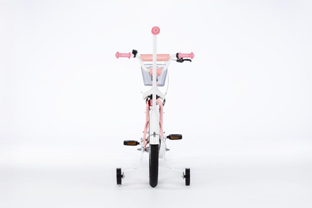 Rower dziecięcy TOMABIKE BMX PLATINUM 18 cali z prowadnikiem - JASNY RÓŻOWY