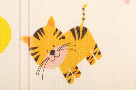 Mata piankowa duża składana NUMBERS & GIRAFFE