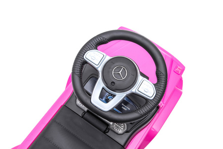 Jeździk z prowadnikiem MERCEDES-BENZ G 350 (licencja) - RÓŻOWY + rejestracja