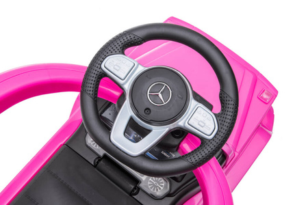 Jeździk z prowadnikiem MERCEDES-BENZ G 350 (licencja) - RÓŻOWY + rejestracja