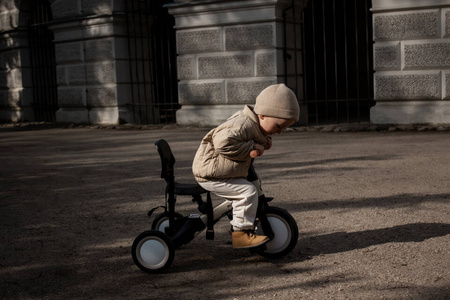 Rowerek trójkołowy/biegowy MIKE 6w1 - PRETTY NUDE