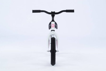 Rowerek biegowy JACOB - GLOSSY WHITE & SWEET PINK