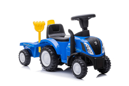 Jeździk / traktor z przyczepą - NEW HOLLAND - NIEBIESKI + rejestracja
