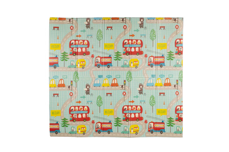 Mata piankowa dwustronna duża 180x200 cm - RIDE & FLY