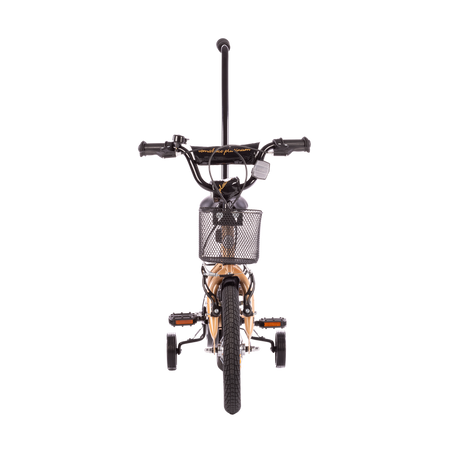 Rower dziecięcy PLATINUM XXIV 14 cali z prowadnikiem PLUS - ZŁOTY