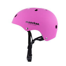 Kask rowerowy dziecięcy MOOVKEE. - RÓŻOWY