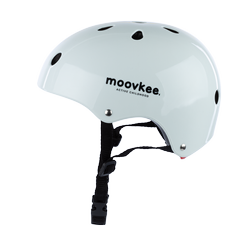 Kask rowerowy dziecięcy MOOVKEE. - BIAŁY