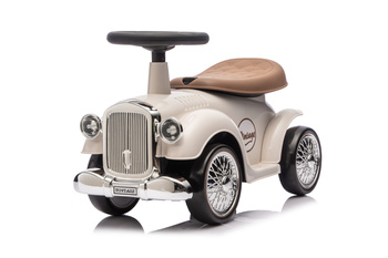 Jeździk RETRO z miękkimi kołami - KREMOWY 