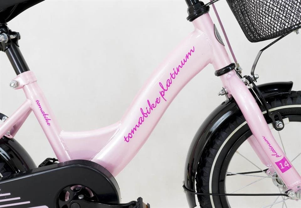 Rower dla 3 latka BMX 14 cali LITTLE PRINCESS fioletowobiały RUNO BABY