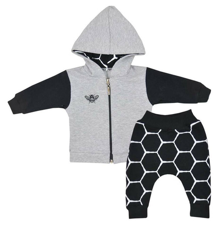 Dres BEE 62 - SZARY / CZARNY
