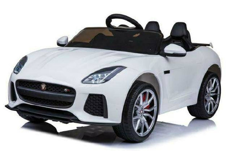 Elektryczny samochód dla dzieci JAGUAR na licencji  - BIAŁY 