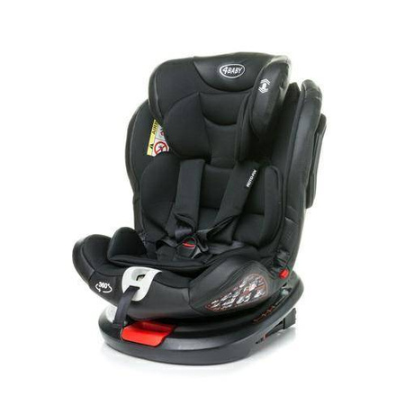 Fotelik samochodowy 4BABY ROTO-FIX 0-36 kg - CZARNY