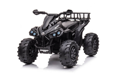 Pojazd elektryczny  z pilotem QUAD - MIGHTY - CZARNY 