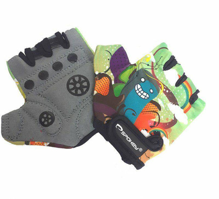 Rękawiczki rowerowe SPOKEY - BUBBLE  XS - ZIELONY