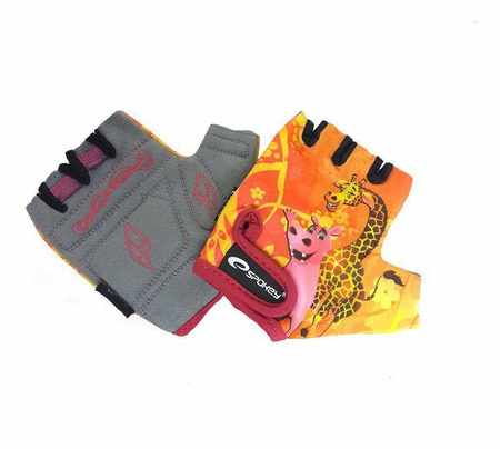 Rękawiczki rowerowe SPOKEY - GIRAFFE  XS - POMARAŃCZOWY