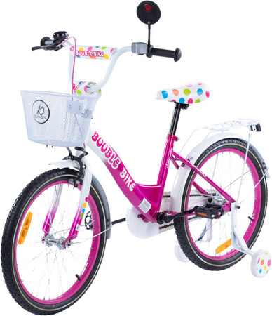 Rower dziecięcy BMX 18 cali BUBBLE - różowy