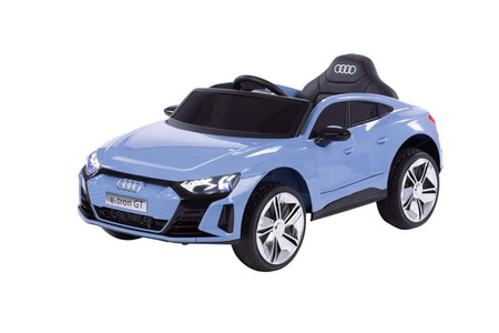 Samochód elektryczny AUDI RS na licencji - piankowe koła - NIEBIESKI