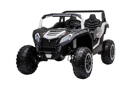Samochód elektryczny dwuosobowy BUGGY A032 na kołach piankowych - BIAŁY