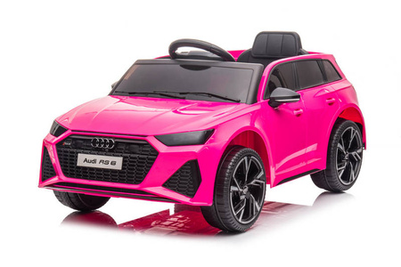 Samochód elektryczny na licencji AUDI - RÓŻOWY 