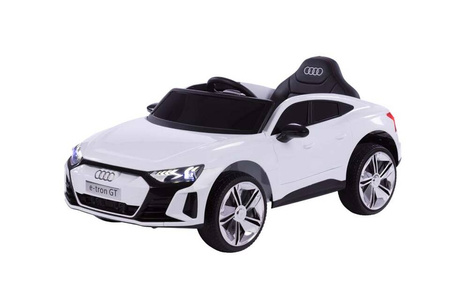 Samochód elektryczny na licencji AUDI RS - piankowe koła - BIAŁY