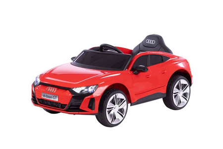 Samochód elektryczny na licencji AUDI RS - piankowe koła - CZERWONY 